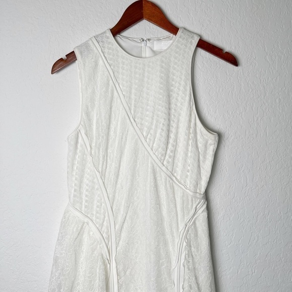 Hugo Boss Runway Danisa Stretch Midi White Dress - Picture 3 of 13